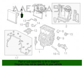 Клапан печки кондиционера Honda CRV 17-22