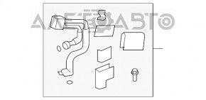 Tubul de expansiune al evaporatorului din spate pentru Acura MDX 07-13