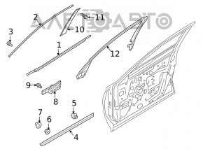 Capac usa fata stanga Infiniti QX50 19-