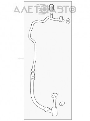 Трубка кондиционера компрессор-печка Honda CRV 17-22 1.5