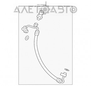 Bobina de condensare a compresorului de aer condiționat Honda Accord 18-22 2.0T