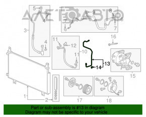 Evaporatorul de aer condiționat al încălzitorului-condensatorului secundar Honda CRV 17-22 1.5T.