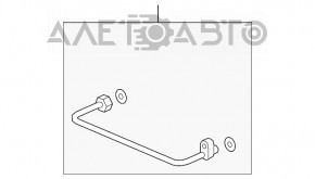 Teava aer conditionat condensator-incalzitor 1 Honda Clarity 18-21 usa nou original OEM