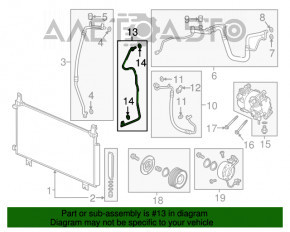 Evaporatorul de aer condiționat al încălzitorului-condensator al doilea Honda CRV 17-19 2.4 nou OEM original