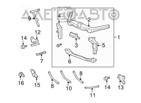 Senzorul de temperatură a aerului ambiant Honda CRV 12-16 nou OEM original