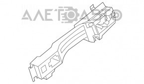 Механизм ручки двери передней левой Nissan Rogue 21-23 US built