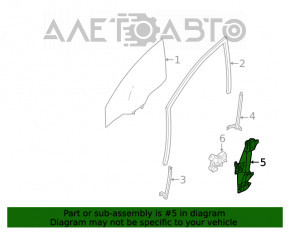 Geam electric cu motor fata dreapta Nissan Sentra 20-