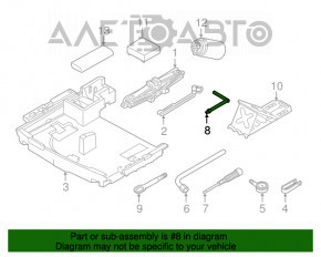 Cheie cu clichet pentru cutia de viteze Audi Q5 80A 18-