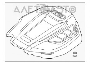 Capacul motorului Audi Q5 80A 18-20