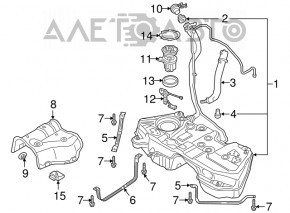 Rezervor de combustibil Audi Q5 80A 18-