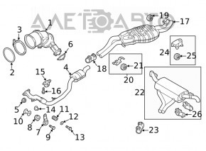 Suport toba fata Audi Q5 80A 18 - nou original OEM