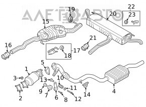 Catalizatorul Audi Q5 80A 18-