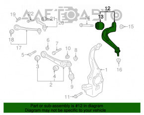 Рычаг нижний передний левый задний Audi Q5 80A 18-