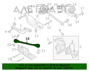 Maneta transversală inferioară din spate dreapta față Audi Q5 80A 18-