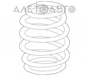 Пружина задняя правая Audi Q5 80A 18-24
