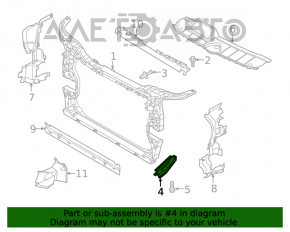 Suport TV dreapta jos Audi Q5 80A 18-