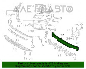 Amplificatorul de bara fata Audi Q5 80A 18- nou OEM original