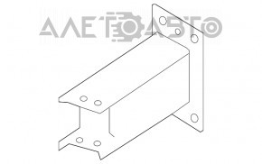 Grila amplificatorului de bara fata stanga Audi Q5 80A 18- noua originala OEM