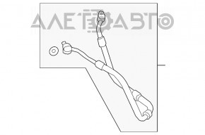 Teava aer conditionat condensator-compresor Audi Q5 80A 18-20 nou original OEM