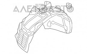 Bara de protecție față stânga Audi Q5 80A 18-20 nouă originală OEM