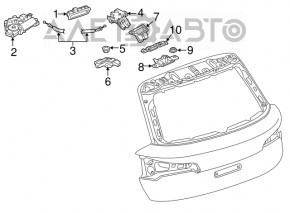 Blocare portbagaj Audi Q5 80A 18-