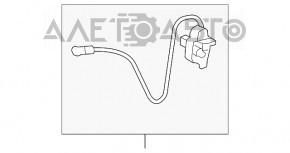 Замок лючка бензобака Audi Q5 80A 18-24 OEM