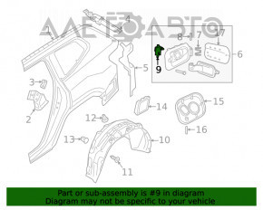 Blocare capac rezervor combustibil VW Tiguan 18-