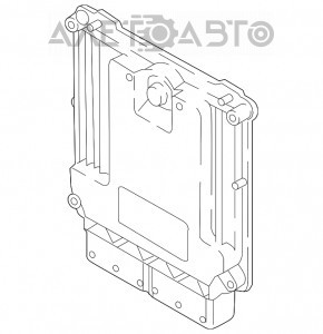 Blocul ECU al calculatorului motorului Audi Q5 80A 18-