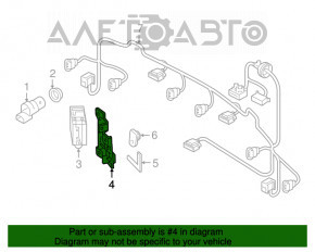 Suport senzor unghi mort stânga Audi Q5 80A 18-20 nou OEM original