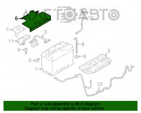 Capacul bateriei Audi Q5 80A 18-