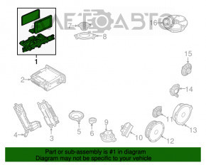 Monitor, display, navigație Audi Q5 80A 18-20 8,25"