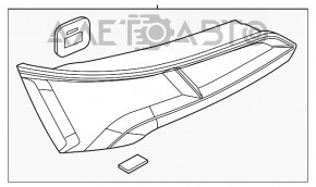 Фонарь левый Audi Q5 80A 18-20 LED