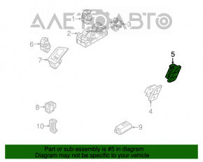 Кнопки памяти сиденья переднего левого Audi Q5 80A 18-24