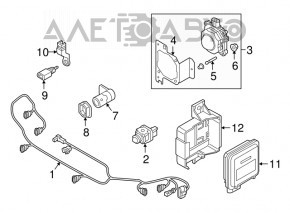 Montajul bumperului frontal Audi Q5 80A 18-20 cu senzori de parcare