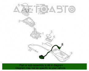 Cablu de activare a transmisiei neutre de urgență Audi Q5 80A 18-