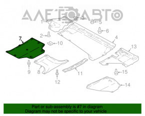 Protecție pentru bara de protecție față Audi Q5 80A 18- zgârieturi, uzură