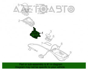 Шифтер КПП Audi Q5 80A 18-