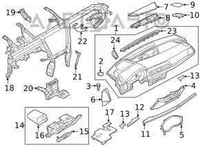 Tubul de subtorpilor pentru Audi Q5 80A 18-20