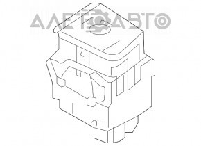 Butonul de parcare Audi Q5 80A 18- cu crom