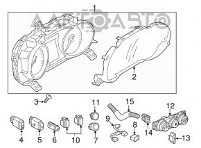 Щиток приборов Mitsubishi Outlander Sport ASX 12-18 2.0 114к