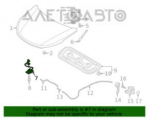 Capota Hyundai Santa FE 19- tip 1 nou OEM KOR