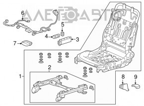 SENZOR DE DETECTARE A POZIȚIEI OCUPANTULUI Honda Accord 13-17