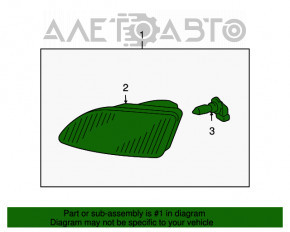 Противотуманная фара птф левая Lexus RX330 RX350 04-09