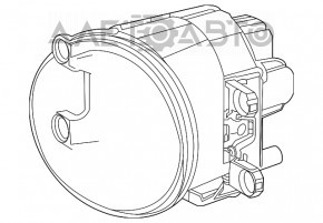 Противотуманная фара птф правая Lexus NX200t NX300 NX300h 15-21 Base