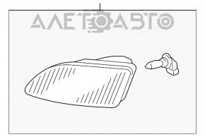 Противотуманная фара птф правая Lexus RX300 RX330 RX350 04-09