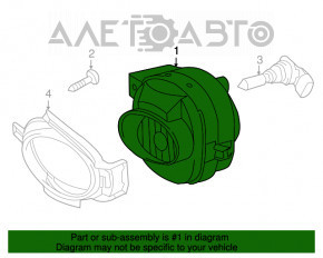 Farul de ceață dreapta pentru Lexus ES350 07-09, nou, original OEM