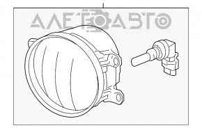 Farul de ceață stânga pentru Lexus RX350 RX450h 10-15, halogen, nou, neoriginal.