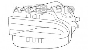 Farul anti-ceață stânga pentru Lexus GS300 GS350 GS430 GS450h 06-11 zgâriat.