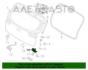 Blocare portbagaj Kia Niro 17-22