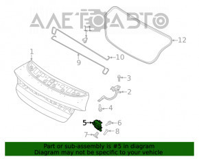 Capacul portbagajului Hyundai Sonata 20-